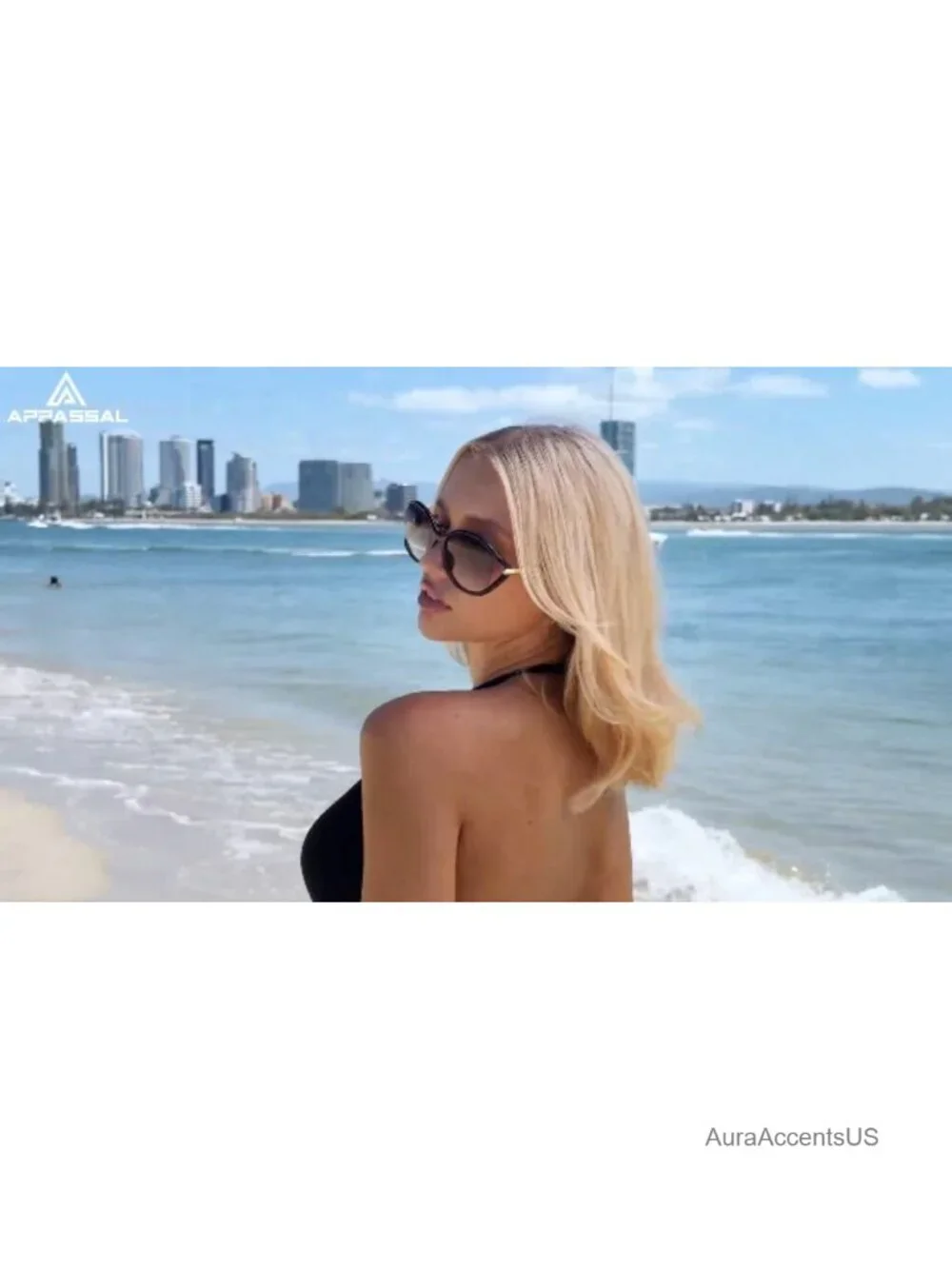 Oversized Oval Butterfly Sunglasses UV400 Lightweight Full Coverage